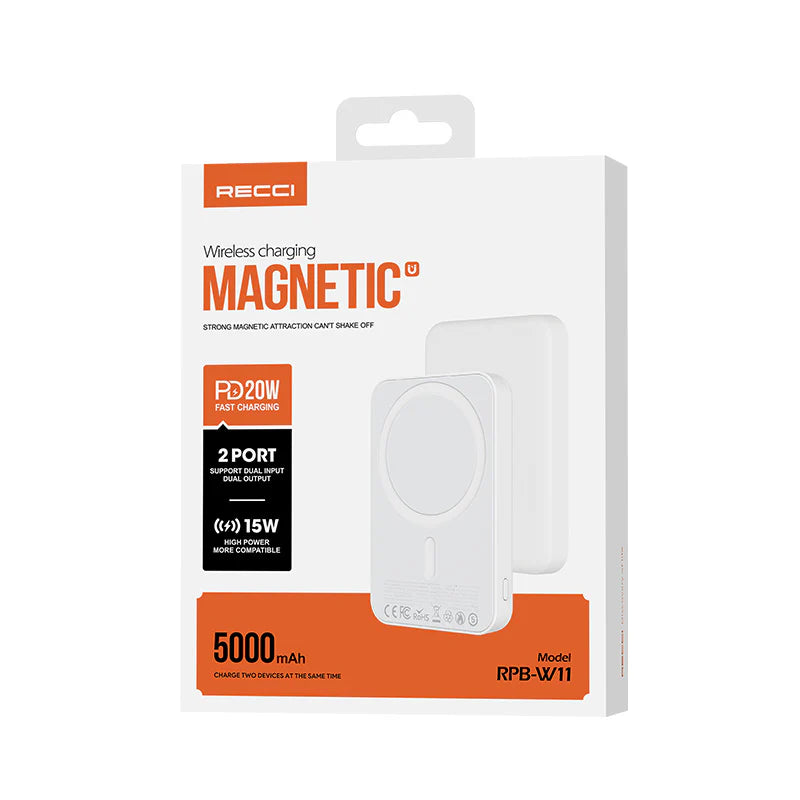 Recci RPB-W11 MagSafe Power Bank Portable Charger 10000mAh